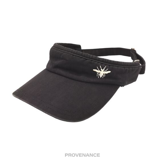 🔴 Dior Bee Embroidered  Visor - Washed Black - Picture 2 of 8